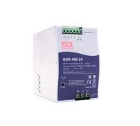 Serie WDR-480 180-550VAC Voltaje de Entrada 24V DC 48V 480W Fuente de alimentación Industrial de Carril DIN de Salida única(24V)