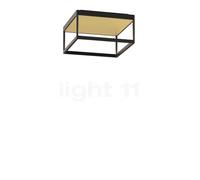 Serien Lighting Reflex² M, lámpara de techo LED, cuerpo negro/reflektor dorado - 15 cm - 2.700 k - DALI