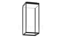 Serien Lighting Reflex² S, lámpara de techo LED, cuerpo negro/reflektor blanco brillo - 45 cm - 2.700 k - regulable corte de fase