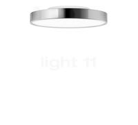 Serien Lighting Slice² Pi, lámpara de techo LED, cromo brillo - ø22,5 cm - 2.700 k - con participación indirecta