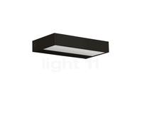 Serien Lighting SML² 150, lámpara de pared LED, cuerpo negro/vidrio negro - 2.700 K - conmutable