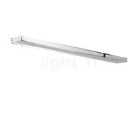 Serien Lighting SML², lámpara de pared LED, cuerpo aluminio pulido/vidrio negro - 90 cm - 2.700 K - DALI
