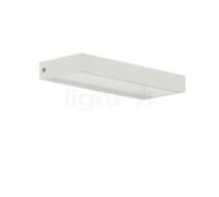 Serien Lighting SML², lámpara de pared LED, cuerpo blanco/vidrio satinado - 22 cm - 2.700 K - regulable corte de fase