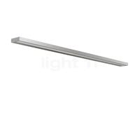 Serien Lighting SML², lámpara de pared LED, cuerpo plateado/vidrio negro - 120 cm - 2.700 K - DALI