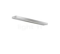 Serien Lighting SML², lámpara de pared LED, cuerpo plateado/vidrio negro - 60 cm - 2.700 K - DALI