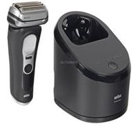 Series 9 Pro+ 9660CC Máquina de afeitar de láminas Recortadora Negro, Plata negro, Máquina de afeitar de láminas, Negro, Plata, Acero inoxidable, Botones, LED, AC/Batería