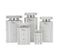 Series Dual Rod Pneumatic Air Cylinder Bore Sizes 6-32mm Double Axis Guide Compact Actuators For Precision Motion Control(Stroke 70mm,CXSM20)