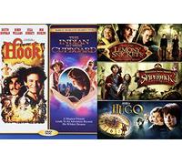 Series of Wildest Kids Magical Creepy 5 Movie Family Feature Indian in the Cupboard / Lemony Snicket's Of Unfortunate Events + Spiderwick Chronicles family Imagination Fantasy Hook & Hugo DVD