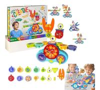 Serifik Creative Learning Building Blocks, Serafil Building Blocks, Educational Construction Set, Over 100 Shapes, Boost Logical Creativity, Electric & Manual Dual Mode (Dinosaurs - Set of 13)