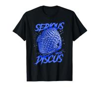 Serio Acerca de los Peces Disco Acuarista Cuidador de Peces Camiseta
