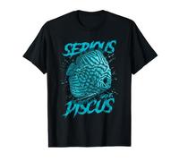 Serio Acerca de los Peces Disco Acuarista Cuidador de Peces Camiseta gráfica económica