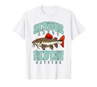 Serio sobre el pez Gato de Cola roja Cuidador de Peces de Camiseta