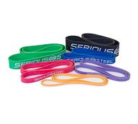 Serious Steel Fitness Bandas de entrenamiento de resistencia de 32 pulgadas (bandas de entrenamiento de sistema de bandas de ejercicio portátiles, ideales para personas menores de 70 pulgadas de alto)