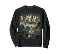 Sermilik Fjord Groenlandia Vintage Arctic Fjord Travel Sudadera