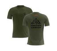 SERMILITAR Camiseta de Cazadores de montaña del ejército español, ejército de Tierra (M)