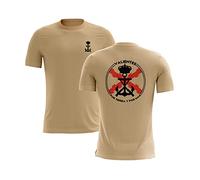 SERMILITAR Camiseta de Infantería de Marina/Armada Española (Árido, XL)
