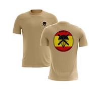 SERMILITAR Camiseta de la BRIPAC Brigada Paracaidista del Ejercito de Tierra (Árido, XL)