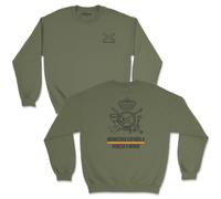 SERMILITAR Sudadera de Infantería Ligera española Verde Militar Sin Capucha XL