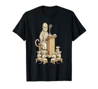 Sermón del Obispo Gato a los Ratones Obra de sátira Medieval Camiseta