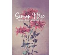 Sermon Notes | 52 W hurch Sermon Journal: A pink floral paperback notebook to store all your reflections, key takeaways and scriptures for your ... japanese stationary style grid guidelines