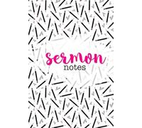 Sermon Notes: A year's worth of space to record and reflect on weekly teachings (Pink and Black Pencils)