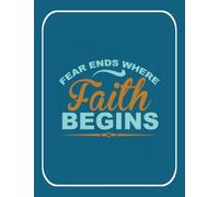 Sermon Notes for Kids: A Year's Worth of Sunday Message Note Prompts/Fear Ends Where Faith Begins/Blue