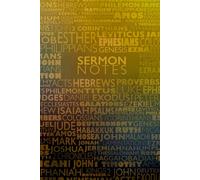 Sermon Notes: Formatted note taking for Church sermons. Great gift idea for new attendees, friends and relatives. Stylish cover.