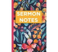 Sermon Notes Journal: 90 Days of Sermon Notes | Joyfulled Verses Inbetween Note Pages | Keep Track of Message Notes, Doodle, and Call to Actions | 6x9 Inches, 95 Pages