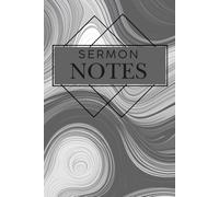 Sermon Notes Journal: A Guided Journal for Meaningful Message Reflection: Modern Black and White: Record Scriptures, Key Points, Personal Applications, and Prayers from Every Sermon