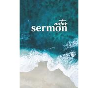 Sermon Notes Journal: A Simple, Guided Notebook to Record Church Sermons, Bible Lessons, and Prayers | Unisex Design | 6 x 9 Inches