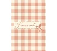 Sermon Notes Journal for Women | Christian Notebook with Prayer Journal, Faith & Gratitude Pages, Testimony Log and Church Event Planner | 6x9 Aesthetic Christian Journal Gift