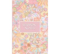 Sermon Notes: Journal with prompts for note taking during sermons