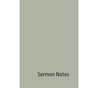 Sermon Notes: Notebook for Christian Prayer, Church Attendance, and Word of God