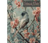 Sermon Notes: Sermon Journal Notebook For Church & Bible Study including prayer request pages & additional blank note pages | 110 pages, 52 weeks/1 year | 8.5x11 inches
