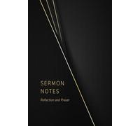 Sermon Notes: Spiritual Growth. Christian Church Notes Journal Gifts. Sermon Notebook; Prompts. Christian Study 52 Week Guided Journal Reflection, ... Prayer, Gratitude, Praise Men Women Teens