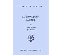 Sermons pour l'année: Tome 2