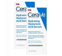 Sero de la cara de cido hialurnico ceravn | 1 oz cada uno | Sero hidratante para la cara con vitamina B5 | Para piel normal a seca | Paraben y fra