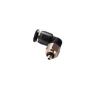 SeroNi 10 Uds. De 3mm, 4mm, 5mm, 6mm, M3, M4, M5, M6, 1/8 ", Tubo de Manguera de Rosca Macho, Accesorio de tubería neumática de Aire de un Toque, Conector rápido Push In(4-M3,PL)