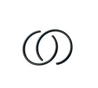 SeroNi 10 Uds. De Anillos de Alambre Redondos de Acero con Resorte de Φ1,6mm de diámetro for Clips de retención de Orificio for Eje OD = 13,3mm ~ 110mm (Size : 1.6mm (10Pcs), Color : 1.6x13.3x1)