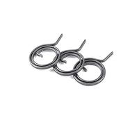 SeroNi 3/6 unids/Lote 26/27/28mm manija de Cerradura de Puerta de Alambre Plano Herramientas de Bobina de Resorte reemplazo de Puerta de casa resortes de torsión de Retorno(27mm 3pcs)