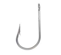 SeroNi Anzuelo de de Agua Salada de Acero Inoxidable, 1-5 uds., 5/0-13/0, Juego Grande, Jigging, atún, tiburón, Cebo de, Resistentes(2pcs 10l0)