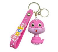 Serpent Keyring Pendant - Cute Creature Trinket, Novelty Pocket Decoration