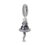 Serpent Twist colgante Charm, Charm para pulsera, compatible con con Pandora Bracelet Neckalce