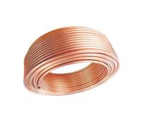 Serpentín de cobre for aire acondicionado T2, tubo flexible rojo, tubería capilar for refrigeración en sistemas HVAC (1 unidad)(10METERS*8MM*0.8MM)