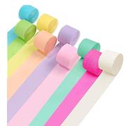 Serpentinas de papel crepé para colgar, rollo de papel crepé, cortina de telón de fondo, borlas colgantes para decoración de fiestas de festivales (sirena)