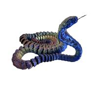Serpiente animal impresa en 3D, juguetes de serpiente 3D | Serpiente Estrés Juguetes Animales ,Juguetes impresos en , accesorios de broma para aliviar el estrés, figuras coleccionables flexibles p