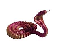 Serpiente Animal Impreso en 3D, Juguetes Serpiente 3D - Juguetes Antiestrés Serpiente Animales - Juguetes impresos en , Accesorios de relleno para aliviar el estrés, Figuras de colección flexibles