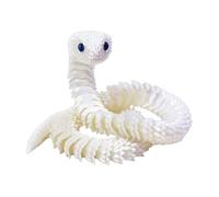 Serpiente Articulada - Animal Móvil con Movimiento Dinámico | Broma realista serpiente falsa para oficina biblioteca mesa coche estante dormitorio estante decoración