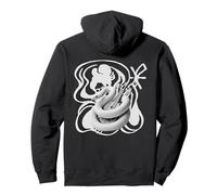 Serpiente Blanca & Benzaiten - Arte Espiritual Japonés Sudadera con Capucha