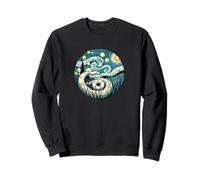 Serpiente Boa Constrictor Serpiente - Van Gogh Starry Night Style Sudadera